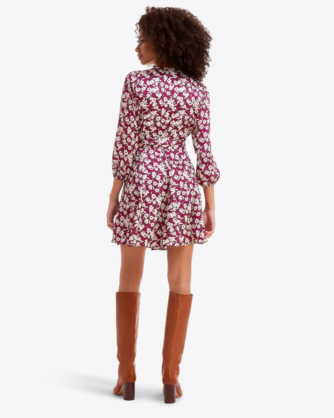 Jordan Long-Sleeve Wrap Dress – Alternate Satin | Draper James Trusted