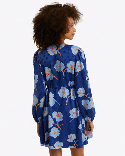 Kellie Babydoll Dress in Printed Dot Jacquard | Draper James Special Offer