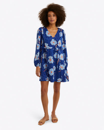 Kellie Babydoll Dress in Printed Dot Jacquard | Draper James Special Offer