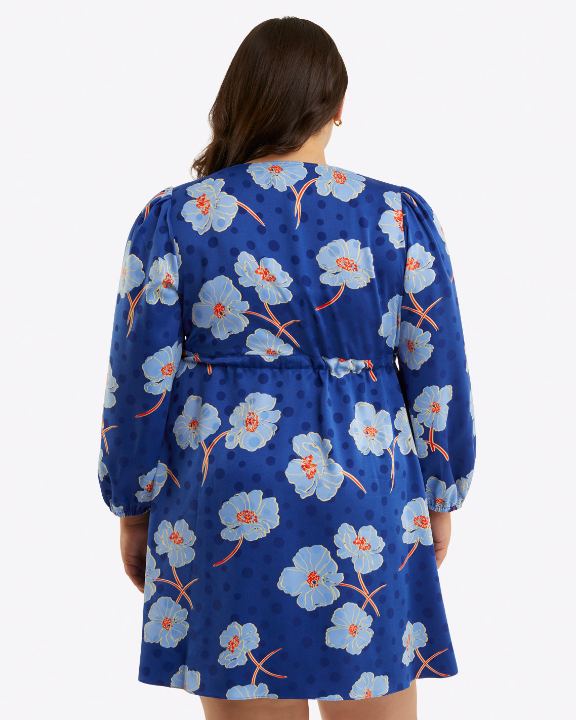 Kellie Babydoll Dress in Printed Dot Jacquard | Draper James Special Offer