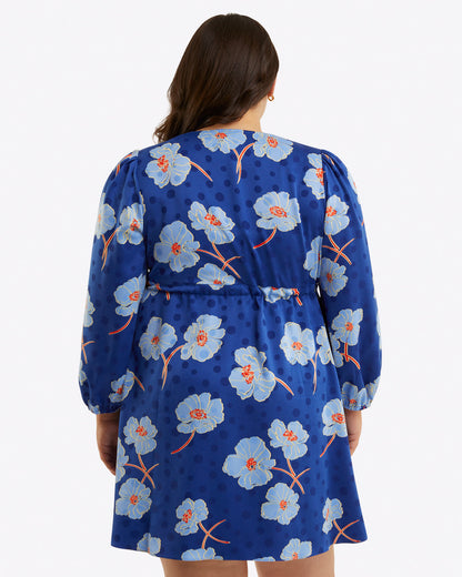 Kellie Babydoll Dress in Printed Dot Jacquard | Draper James Special Offer