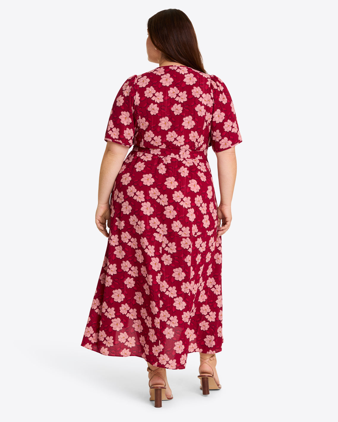 Fiona Wrap Midi Dress in Lurex Crepe | Draper James Recommended
