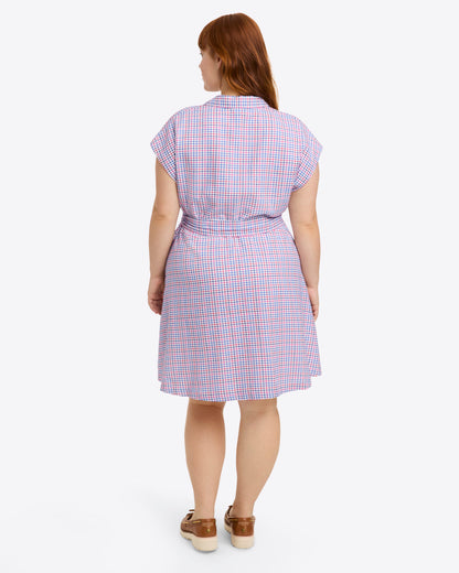 Trisha Shirtdress in Stitched Grid | Draper James Trending