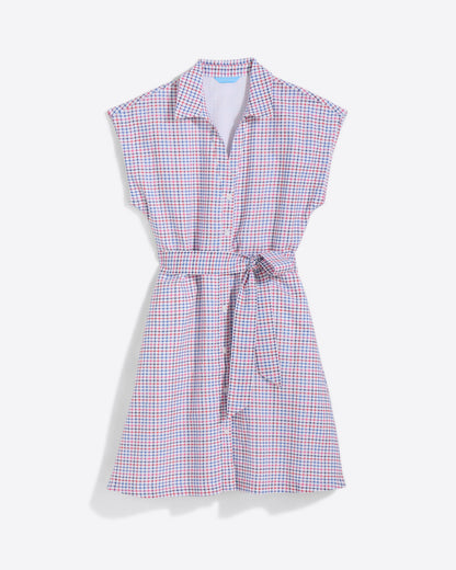 Trisha Shirtdress in Stitched Grid | Draper James Trending