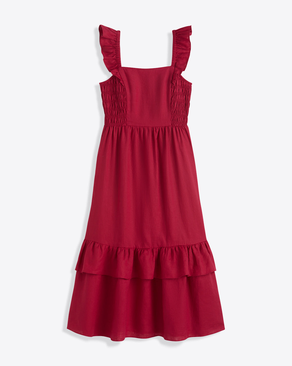 Carrie Midi Dress in Raspberry Pink | Draper James Best Price