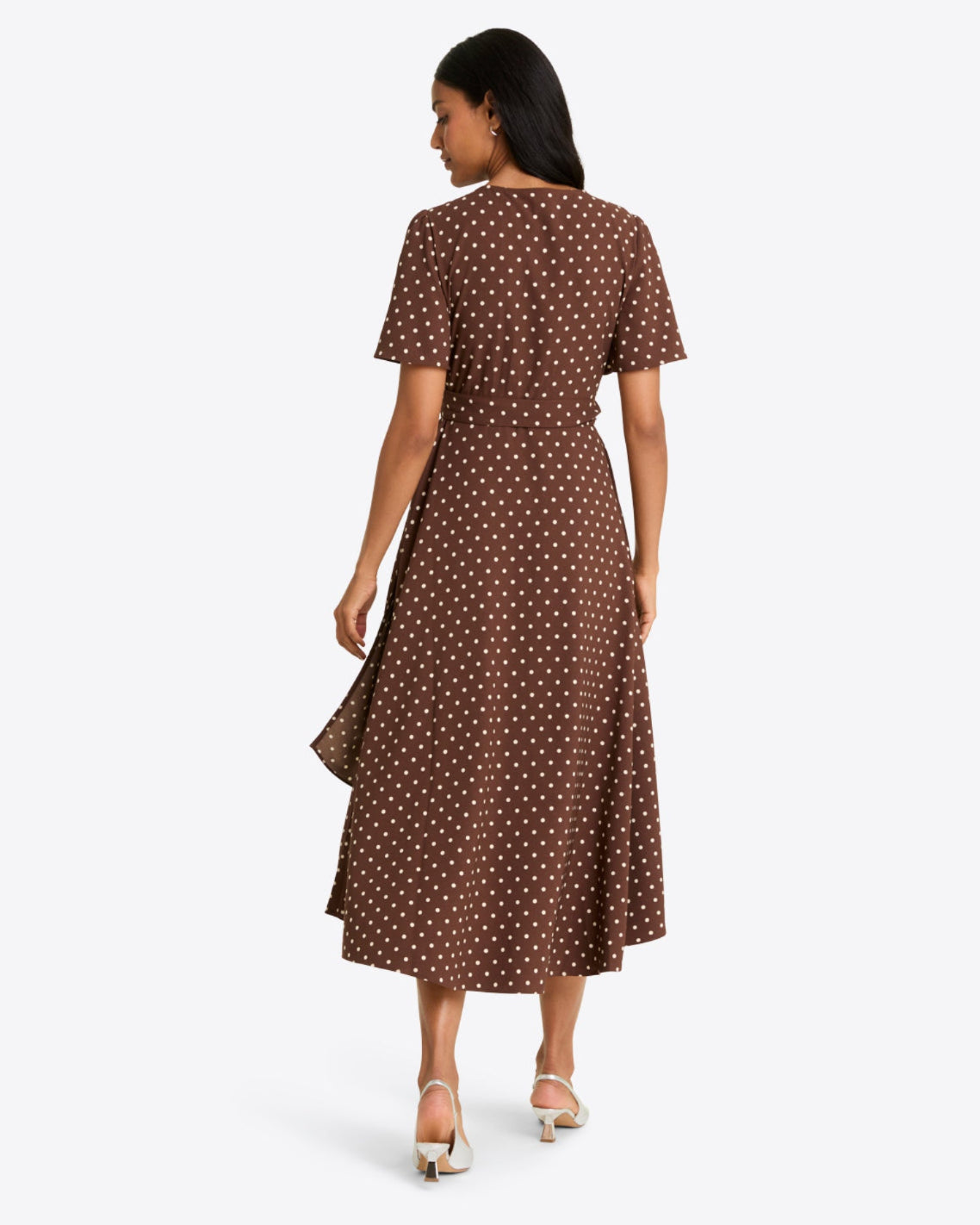 Gigi Wrap Dress in Matte Satin | Draper James Deals