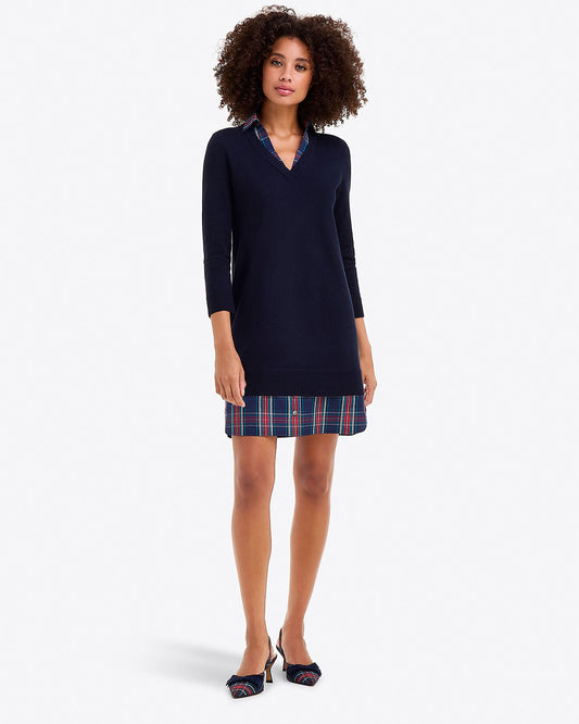 Wool and Cotton Combo Sweaterdress | Draper James Latest