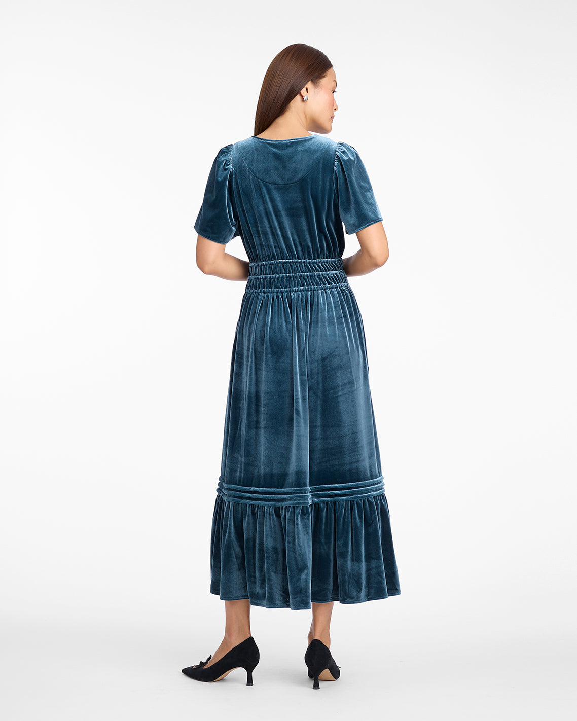 Hollie Midi Dress in Evergreen | Draper James Trusted