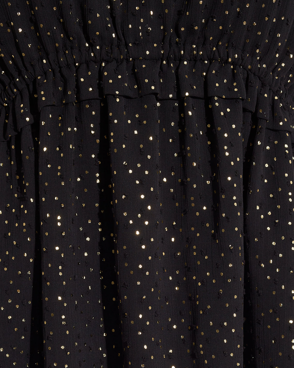 Leah Long-Sleeve Mini Dress in Foil Dot | Draper James Smart Buy