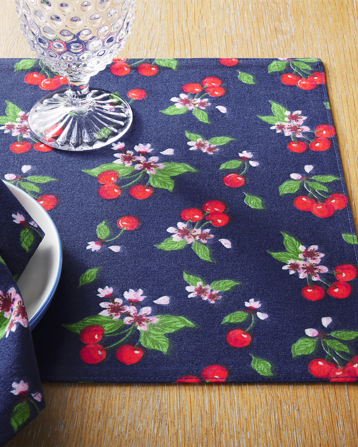 Cherry Blossom Reversible Placemat Set | Draper James Classic