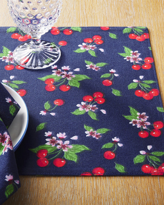 Cherry Blossom Reversible Placemat Set | Draper James Classic