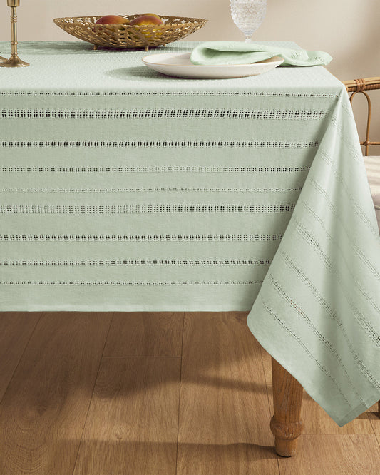 Woven Tablecloth in Sage Green 60x120 | Draper James Sale