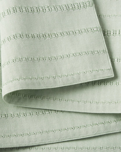 Woven Table Runner in Sage Green | Draper James Trusted