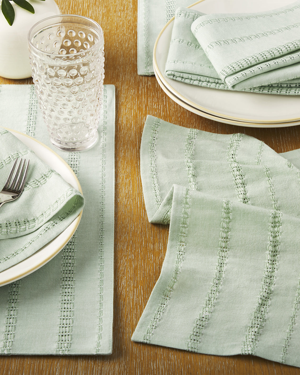 Woven Napkin Set in Sage Green | Draper James Trusted