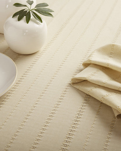 Woven Tablecloth in Natural 60x120 | Draper James Best Price