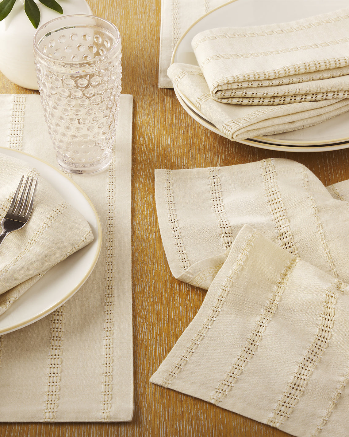 Woven Napkin Set in Natural | Draper James Quality