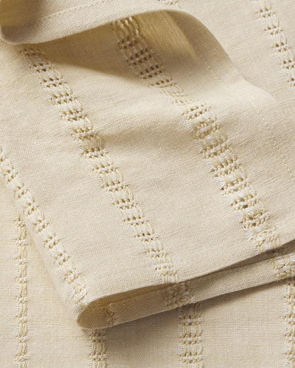 Woven Tablecloth in Natural 60x84 | Draper James Essential