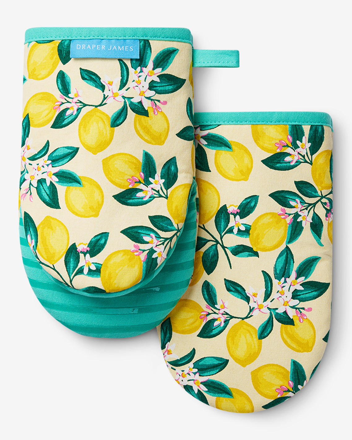 Lemon Blossom Silicone Mini Mitt Set | Draper James New
