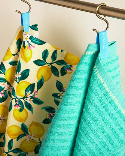 Lemon Blossom Kitchen Towel Set | Draper James Best Seller