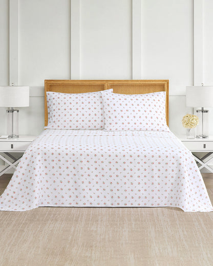 Ceraphina Floral Pink Sheet Set | Draper James Smart Buy