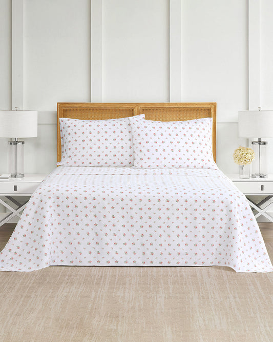 Ceraphina Floral Pink Sheet Set | Draper James Smart Buy