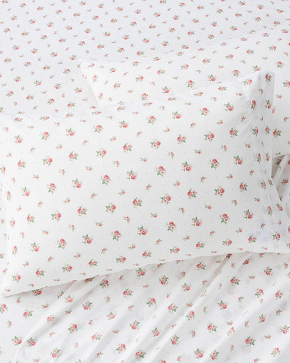 Ceraphina Floral Pink Sheet Set | Draper James Smart Buy