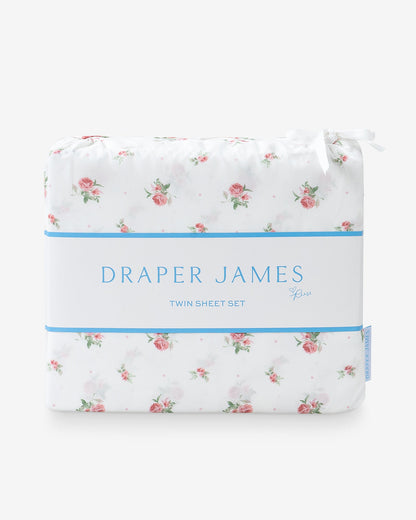 Ceraphina Floral Pink Sheet Set | Draper James Smart Buy