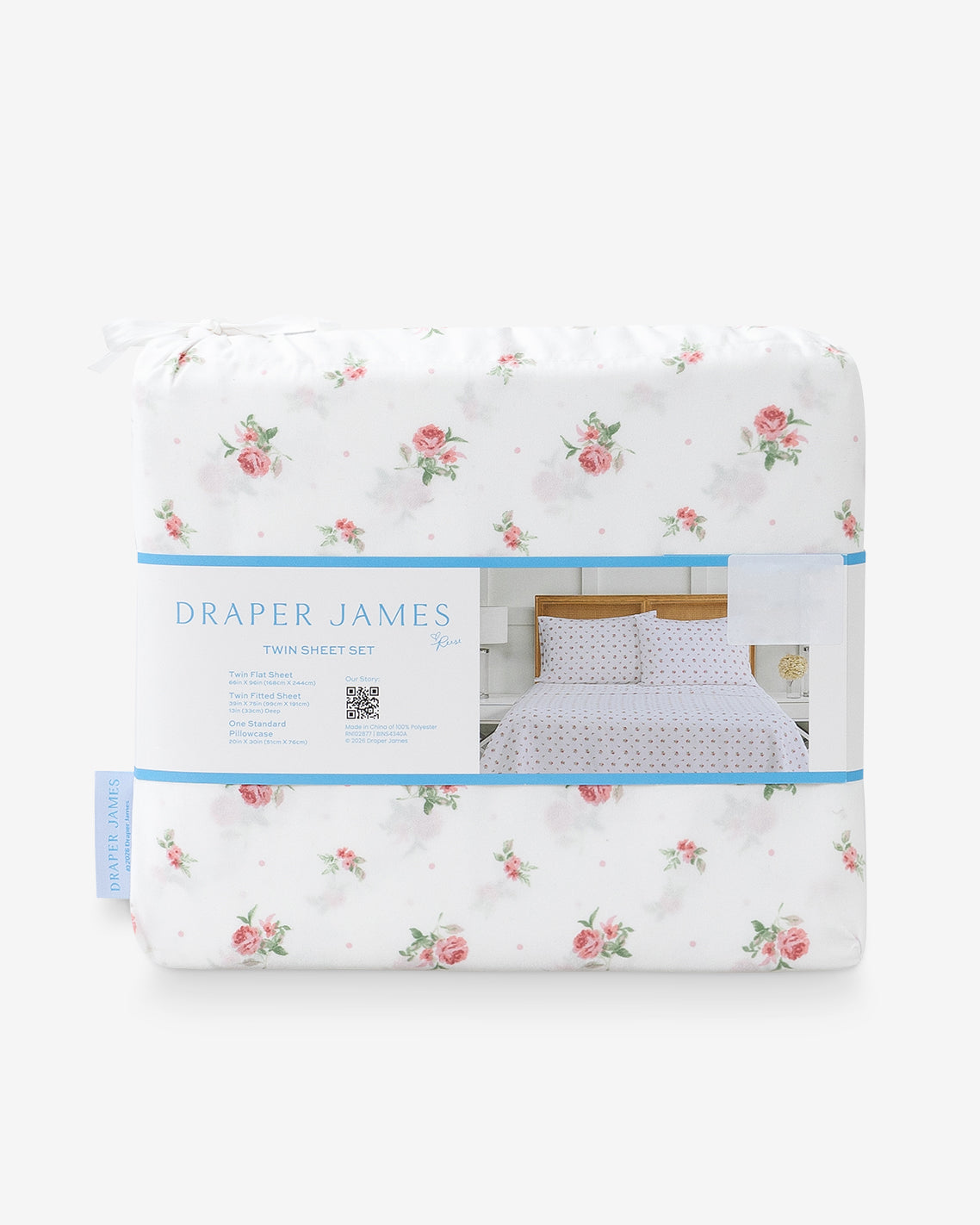 Ceraphina Floral Pink Sheet Set | Draper James Smart Buy