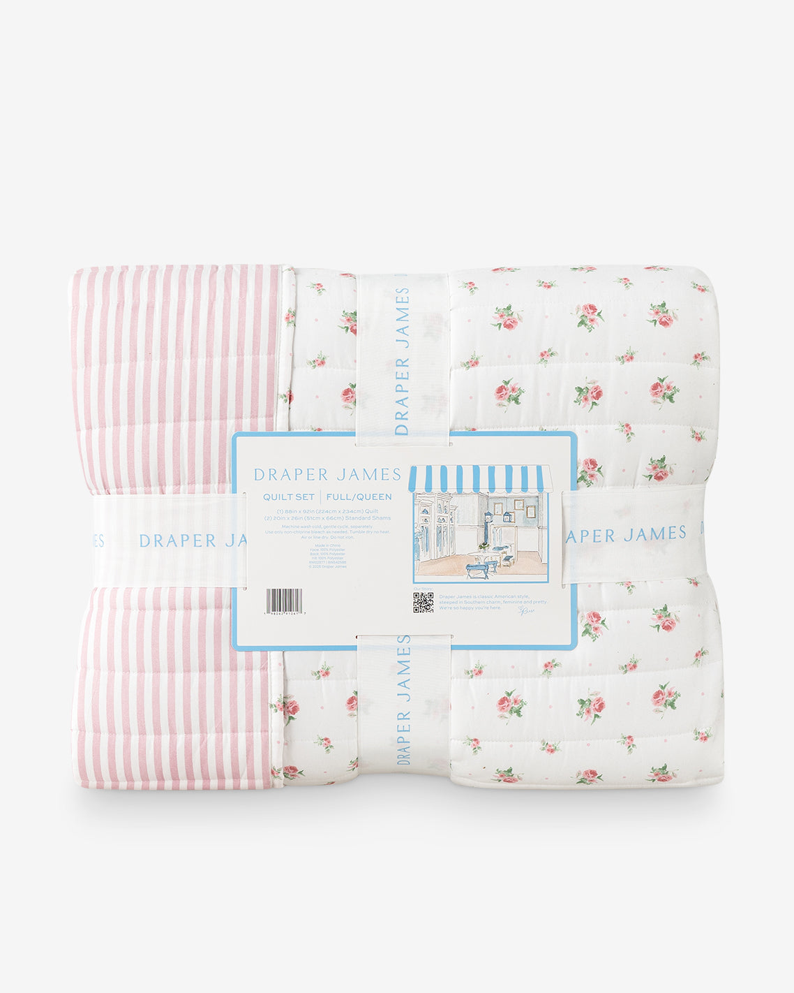 Ceraphina Floral Pink Quilt Set | Draper James Best Seller