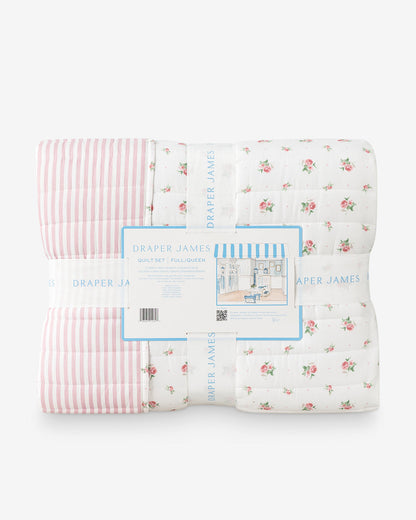 Ceraphina Floral Pink Quilt Set | Draper James Best Seller