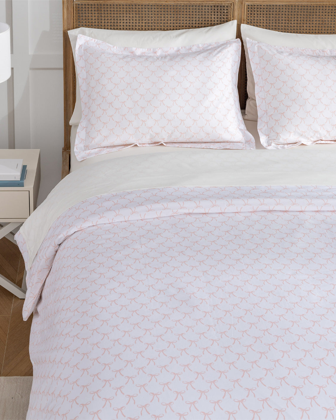 Jamie Bow Cotton Percale Duvet Set | Draper James Deals