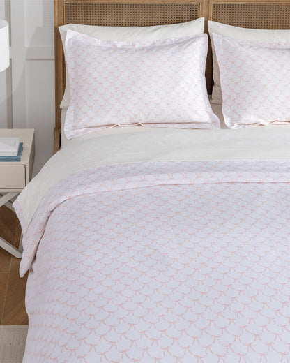 Jamie Bow Cotton Percale Duvet Set | Draper James Deals
