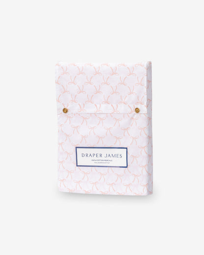 Jamie Bow Cotton Percale Duvet Set | Draper James Deals