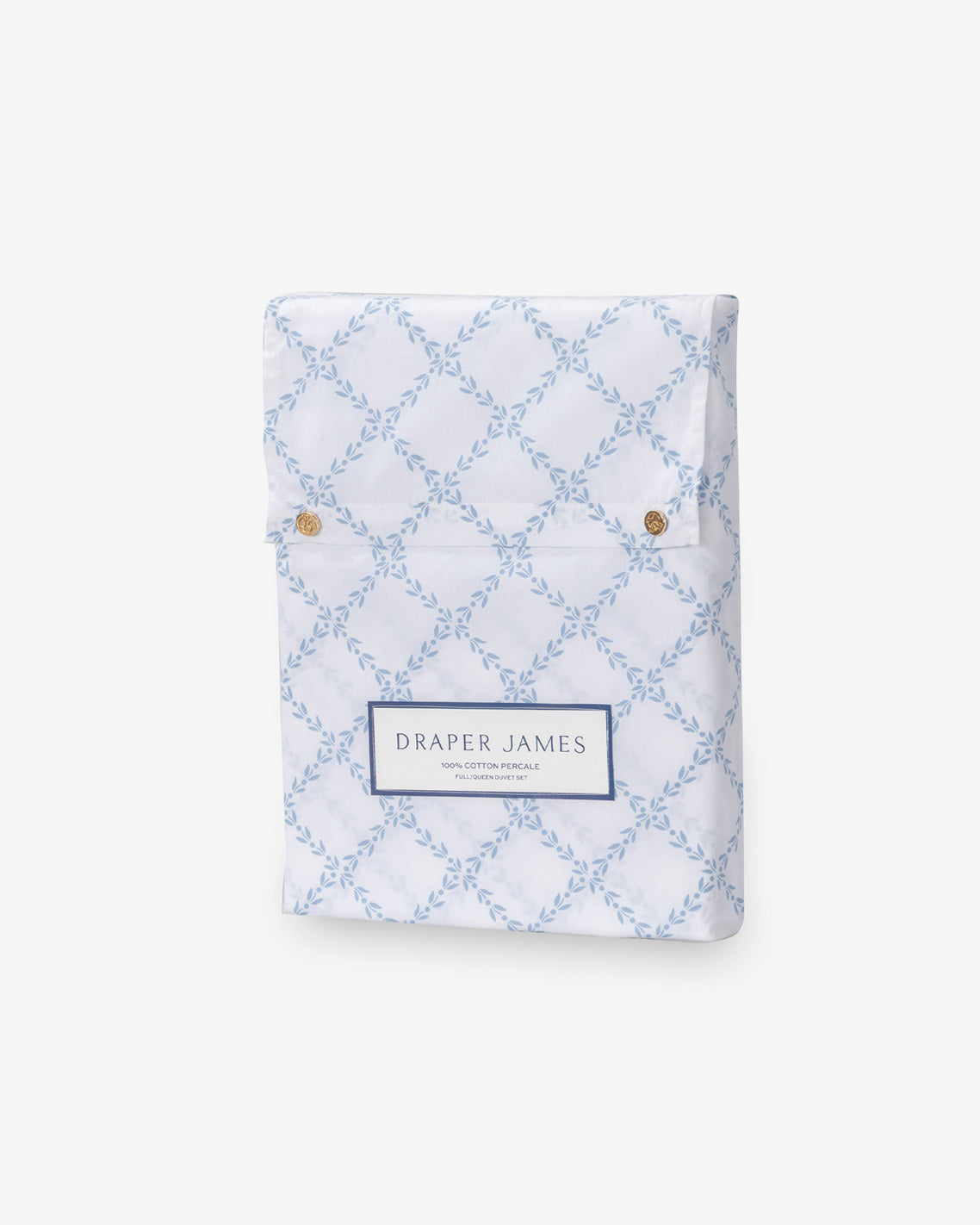 Amy Lattice Cotton Percale Duvet Set | Draper James Deals
