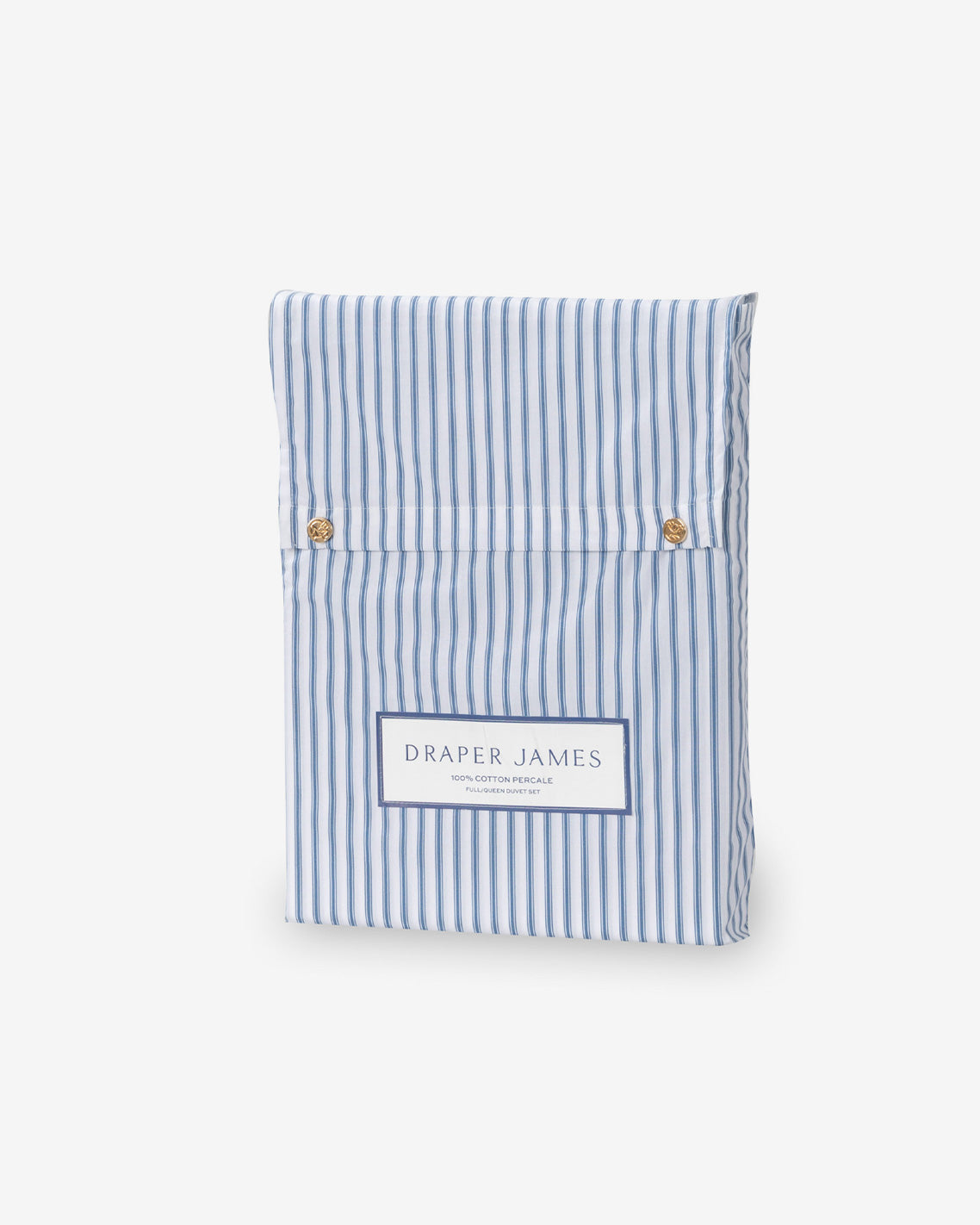 Amy Stripe Cotton Percale Duvet Set | Draper James Essential