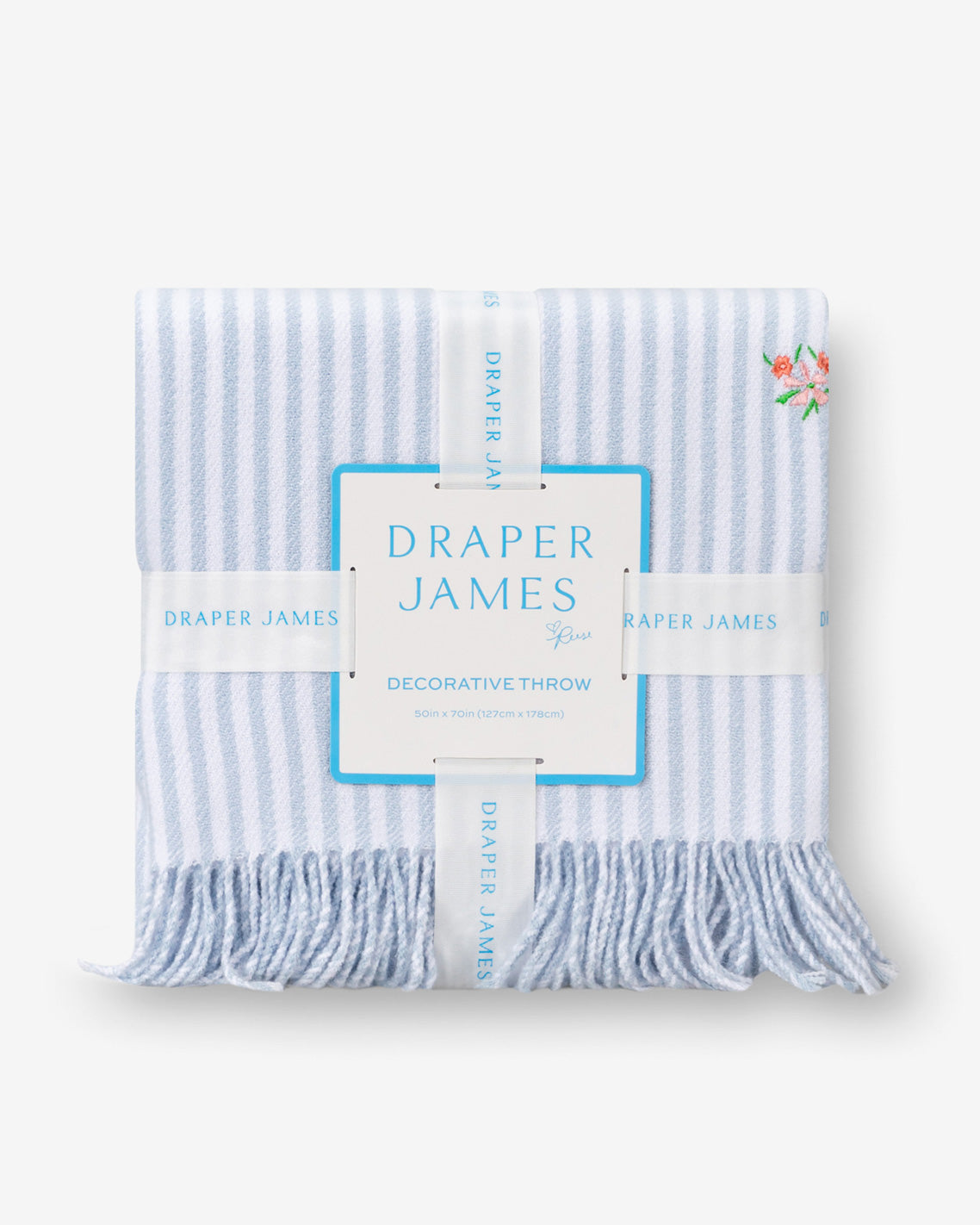Embroidered Woven Throw | Draper James Smart Buy