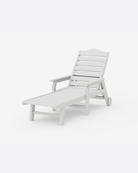 Savannah Chaise with Arms & Wheels in Natural | Draper James Latest