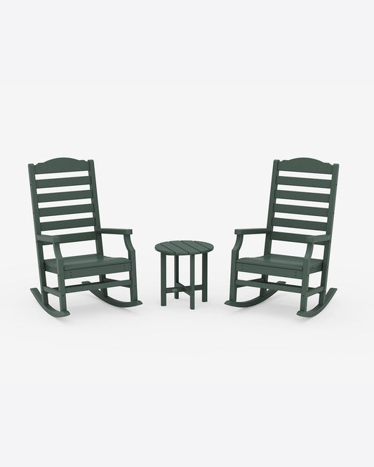 Savannah 3-Piece Rocking Chair Set in Gray | Draper James Top Pick