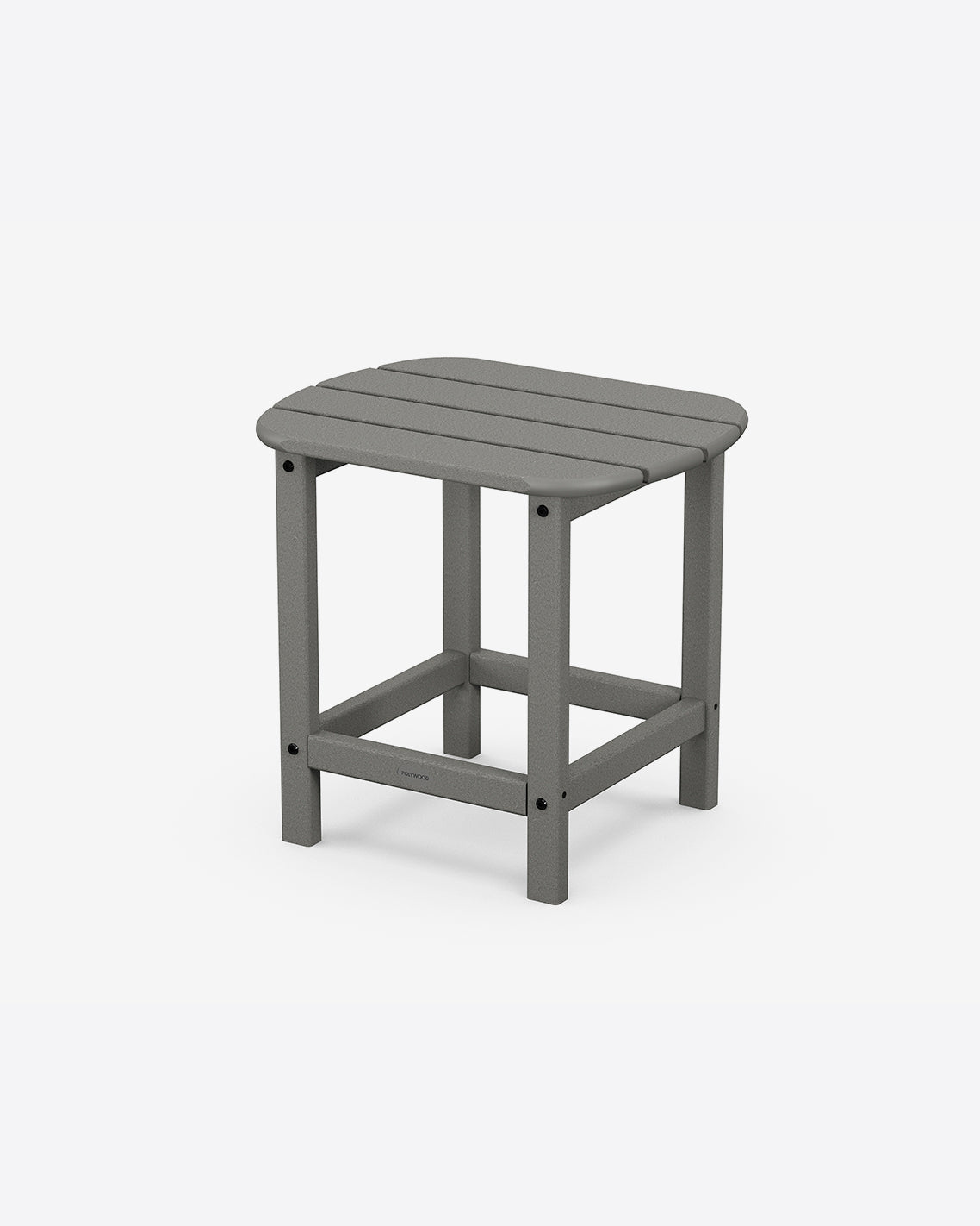 South Beach 18" Side Table in White | Draper James Classic