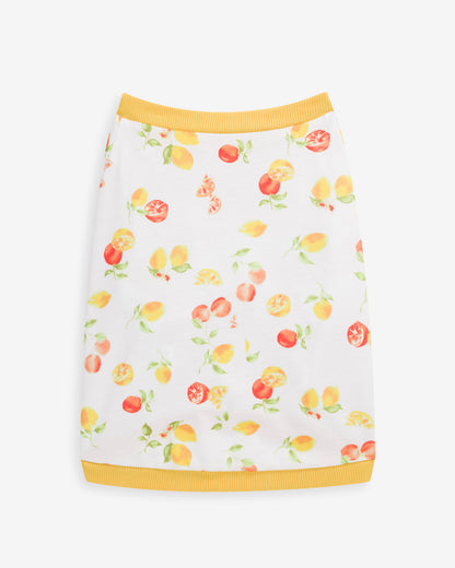 White Watercolor Citrus Sweatshirt | Draper James Essential
