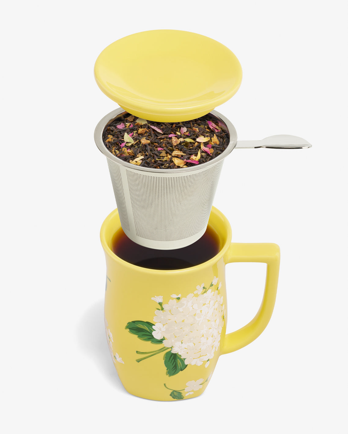Hydrangea Fiore Steeping Cup with Infuser | Draper James Popular