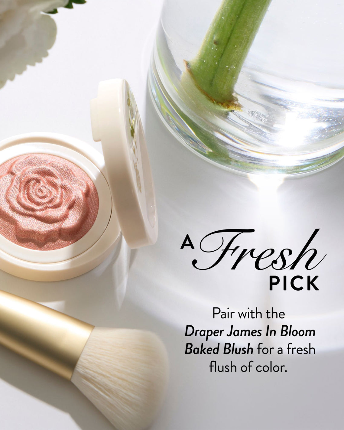 Draper James x Laura Geller Angled Blush Brush | Draper James Quality