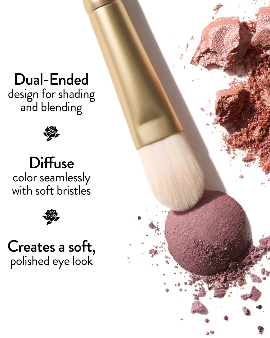 Draper James x Laura Geller Dual-Ended Eyeshadow Brush | Draper James Exclusive