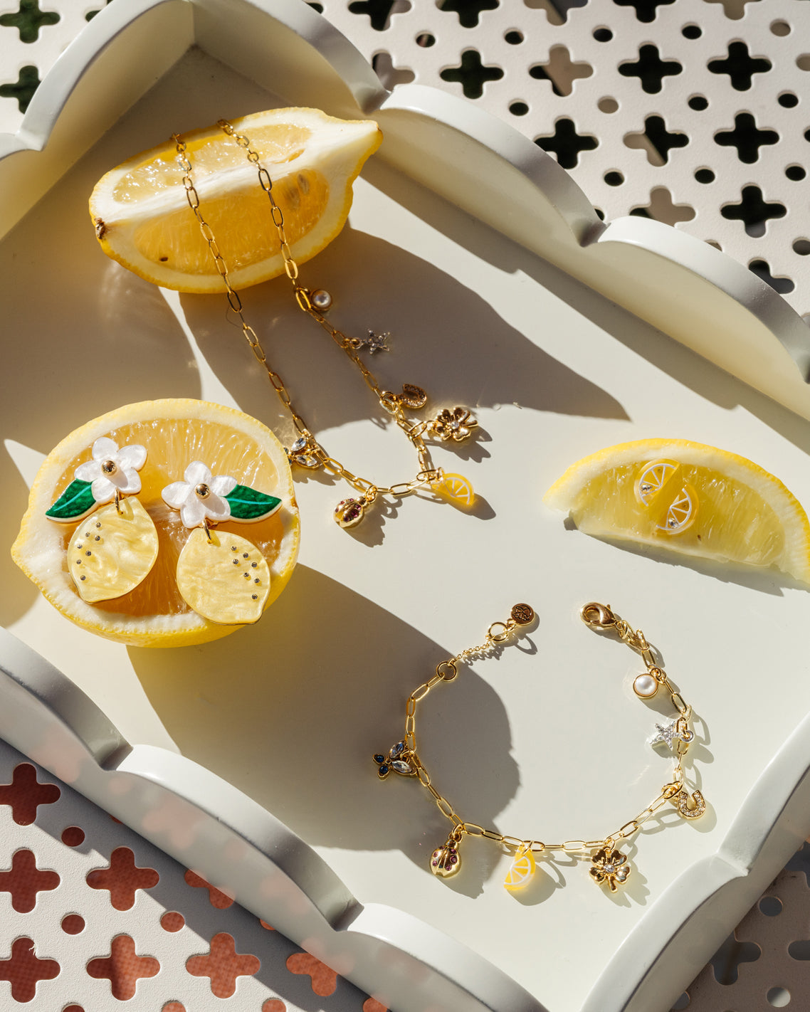 Lemon Slice Stud Earrings | Draper James Trusted