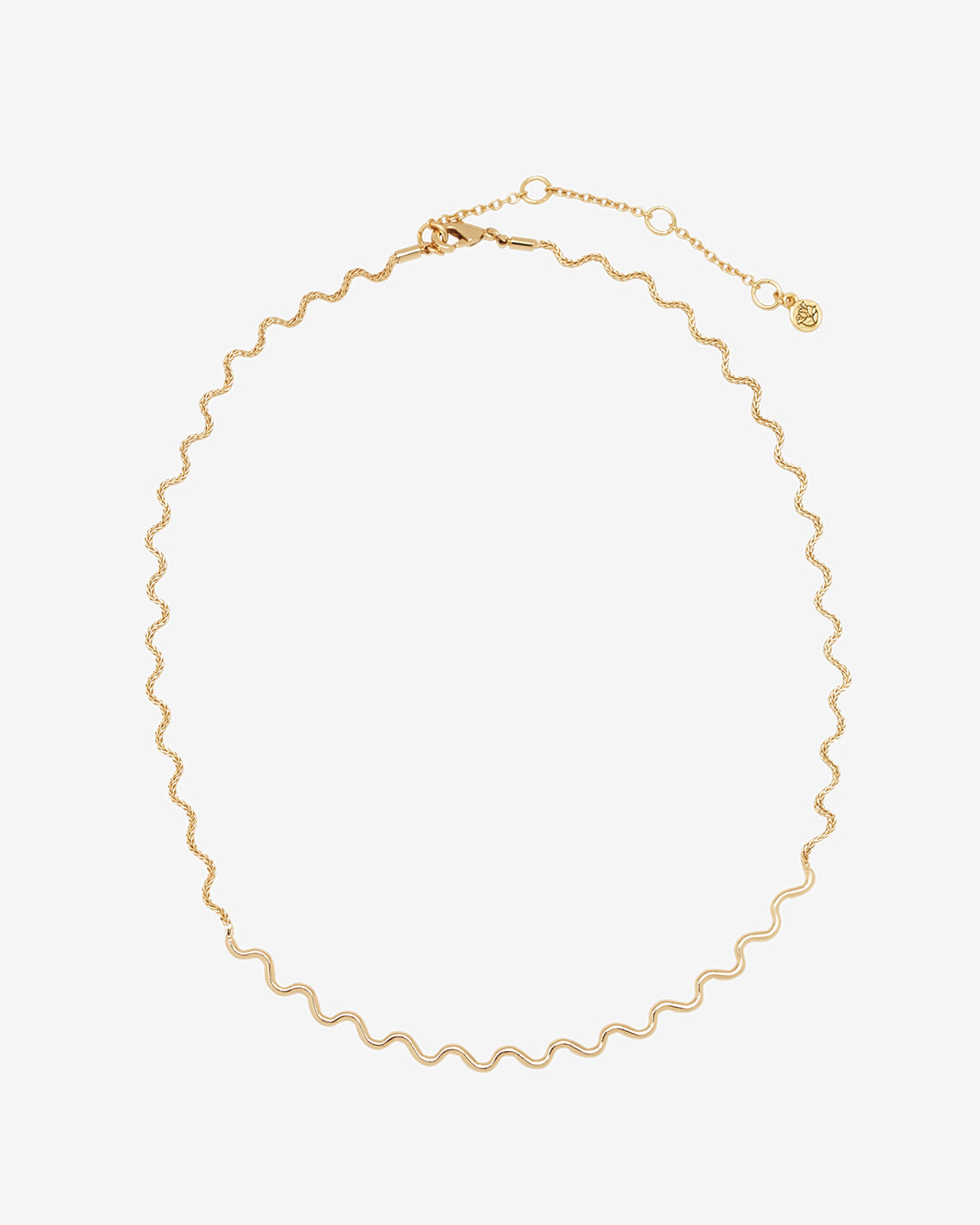 Ripple Wavy Layering Necklace | Gold | Draper James Sale