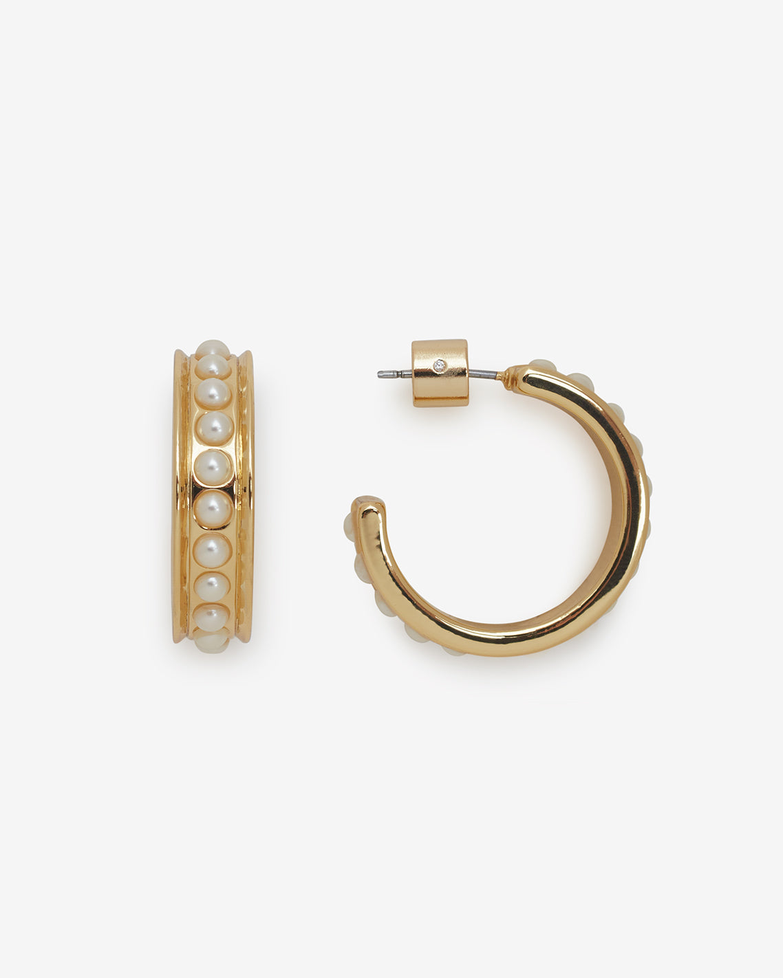 Pearl Studded Hoops | Draper James Best Seller