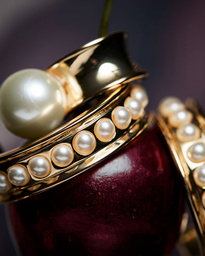 Pearl Studded Hoops | Draper James Best Seller