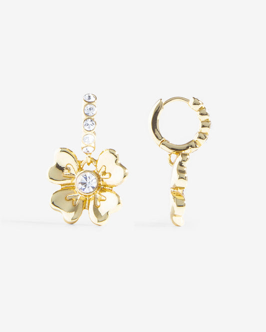 Lucky Clover Hoop Earrings | Draper James New