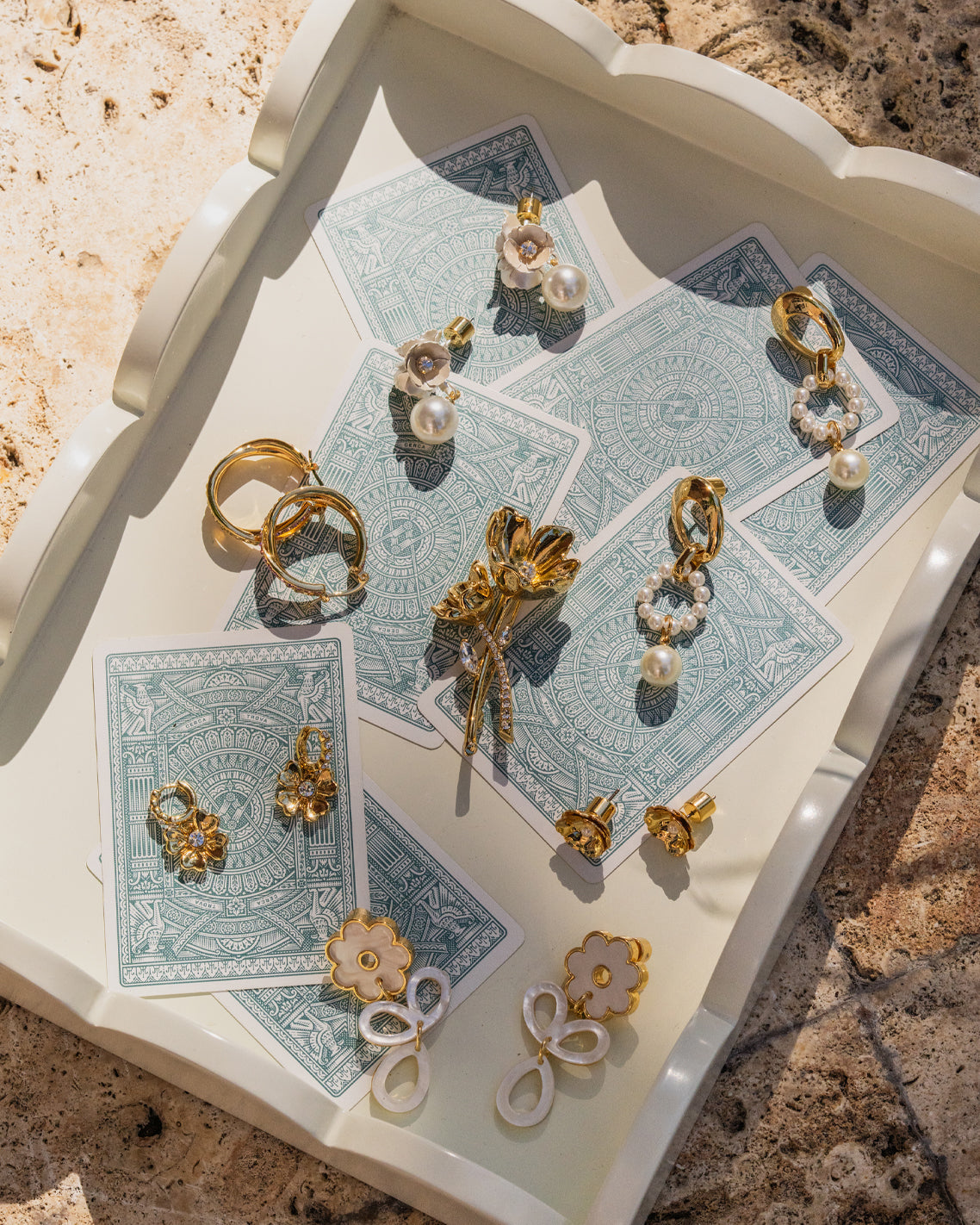 Lucky Clover Hoop Earrings | Draper James New