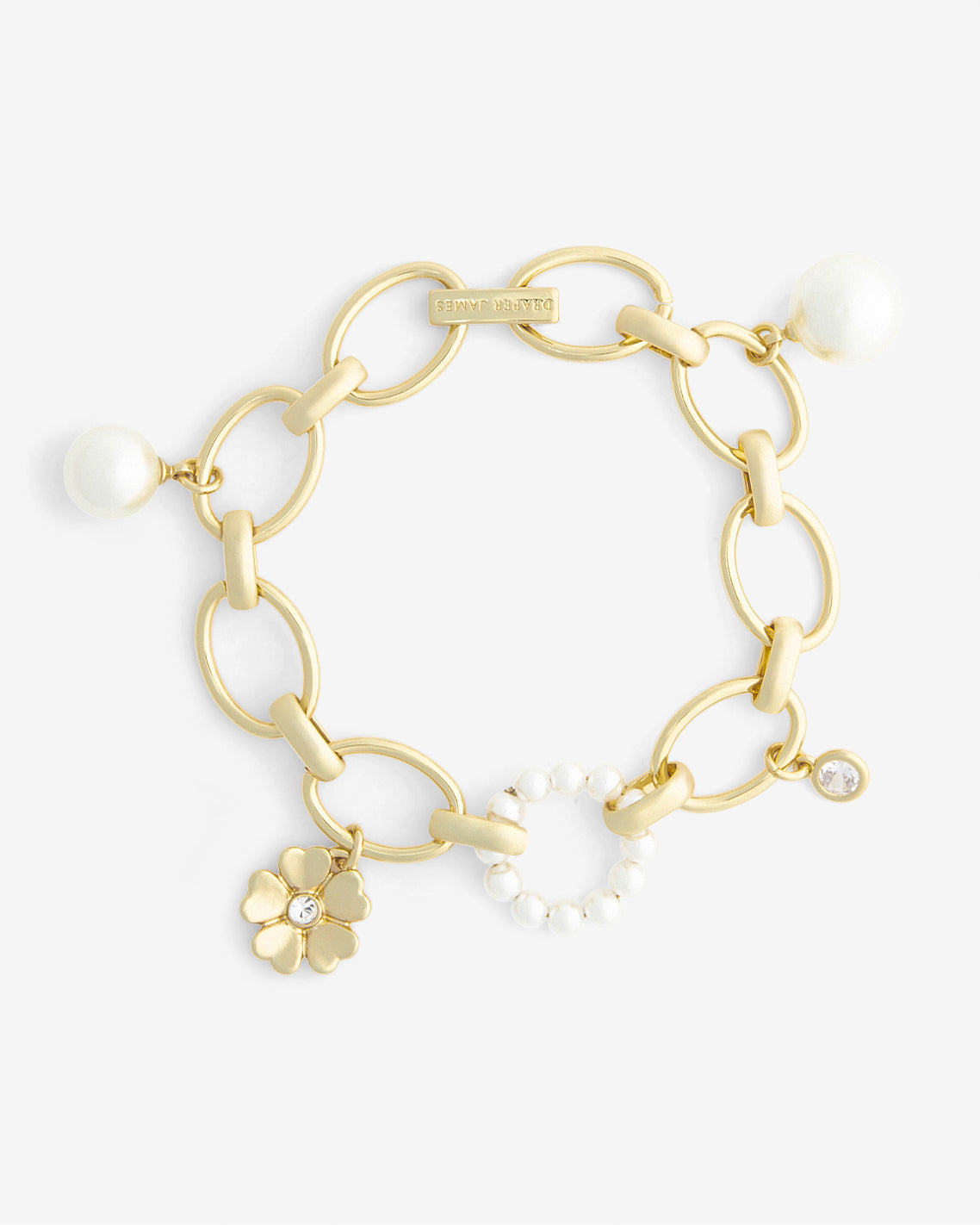 Pearl and Gold Chain Bracelet | Draper James Signature